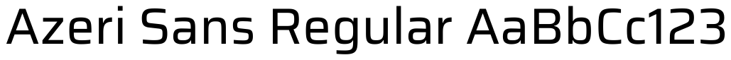 Azeri Sans
