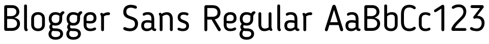 Blogger Sans.otf
