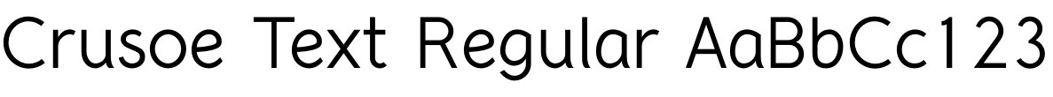 Crusoe Text