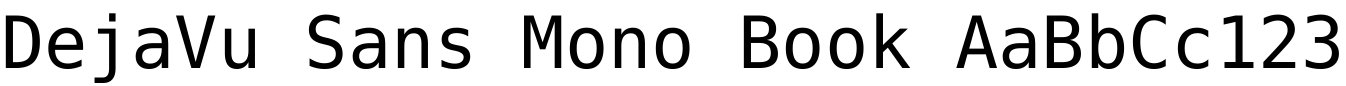 DejaVu Sans Mono