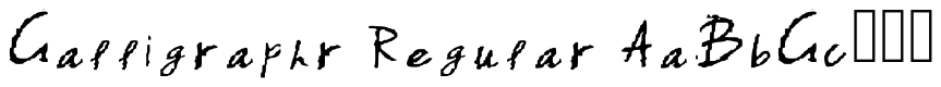 Hannibal writing font