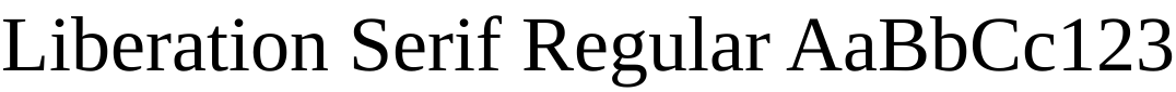 Liberation Serif