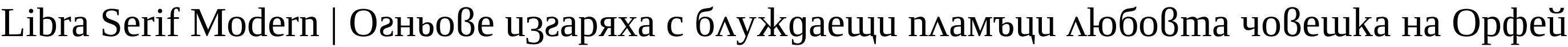 Libra Serif Modern