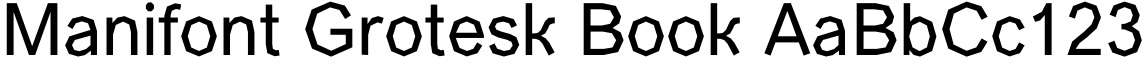 Manifont Grotesk