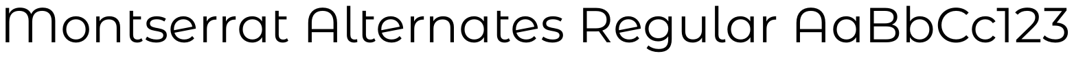 Montserrat Alternates
