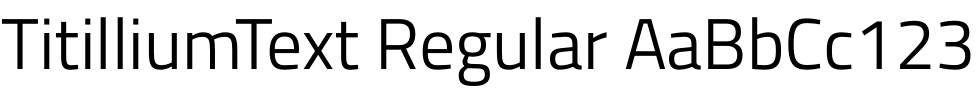 TitilliumText