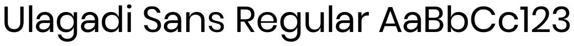Ulagadi Sans